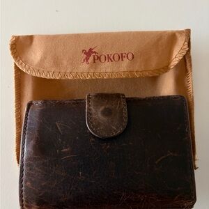 Pokofo Brown Leather Wallet ( RFID)